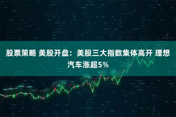 股票策略 美股开盘：美股三大指数集体高开 理想汽车涨超5%