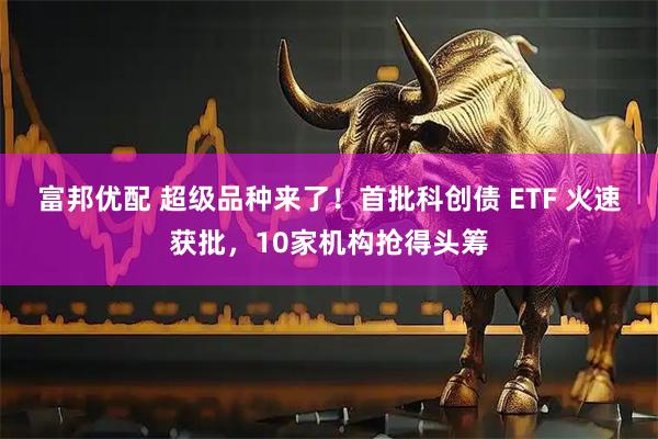 富邦优配 超级品种来了！首批科创债 ETF 火速获批，10家机构抢得头筹