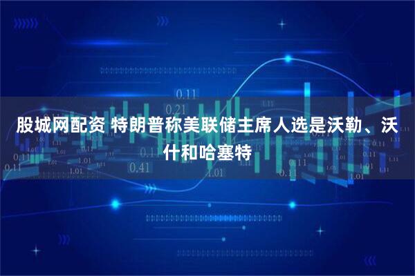 股城网配资 特朗普称美联储主席人选是沃勒、沃什和哈塞特